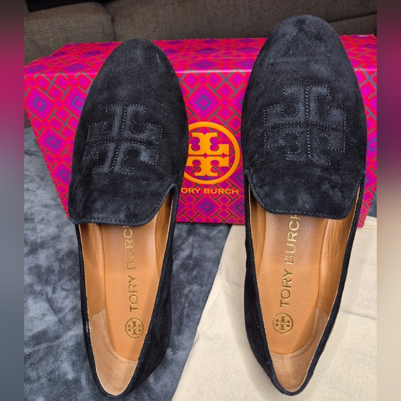 Tory Burch | Black Ruby Smoking Slippers | Size 6.5 EUC - Picture 5 of 11